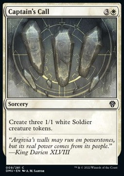Captain's Call - Dominaria United (Common) [DMU-9] Imagen principal del producto