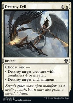Destroy Evil - Dominaria United (Common) [DMU-17] Imagen principal del producto