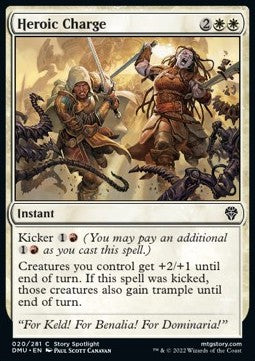 Heroic Charge - Dominaria United (Common) [DMU-20] Hover Image