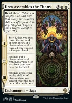 Urza Assembles the Titans - Dominaria United (Rare) [DMU-37] Hover Image