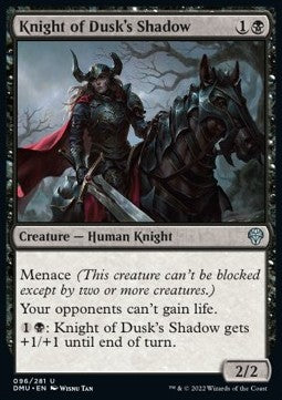 Knight of Dusk's Shadow - Dominaria United (Uncommon) [DMU-96] Imagen principal del producto