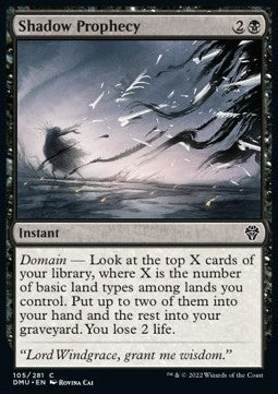 Shadow Prophecy - Dominaria United (Common) [DMU-105] Hover Image