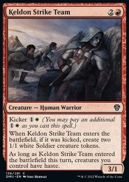 Keldon Strike Team - Dominaria United (Common) [DMU-136] Hover Image