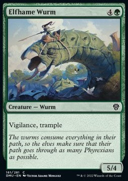Elfhame Wurm - Dominaria United (Common) [DMU-161] Hover Image