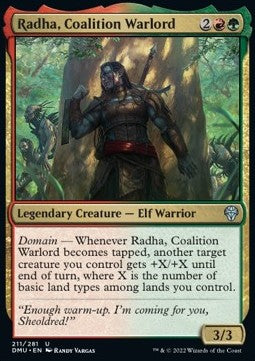 Radha, Coalition Warlord - Dominaria United (Uncommon) [DMU-211] Imagen principal del producto