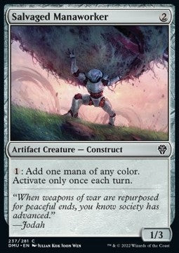 Salvaged Manaworker - Dominaria United (Common) [DMU-237] Hover Image