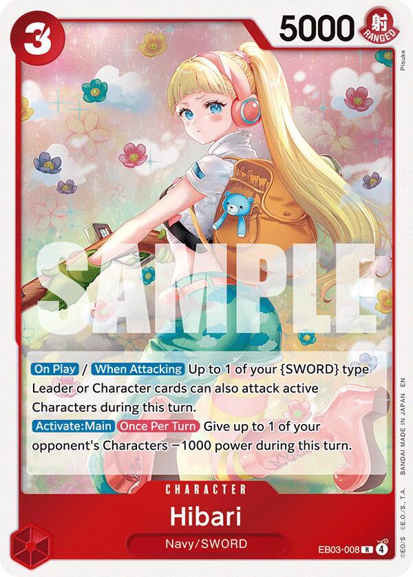 Hibari (EB03-008) (V.1) - Heroines Edition (Rare) [EB03-008] — one-piece card