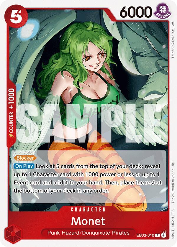 Monet (EB03-010) (V.1) - Heroines Edition (Rare) [EB03-010] — one-piece card