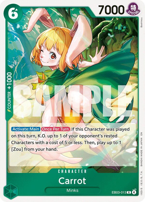 Carrot (EB03-013) (V.1) - Heroines Edition (Rare) [EB03-013] — one-piece card