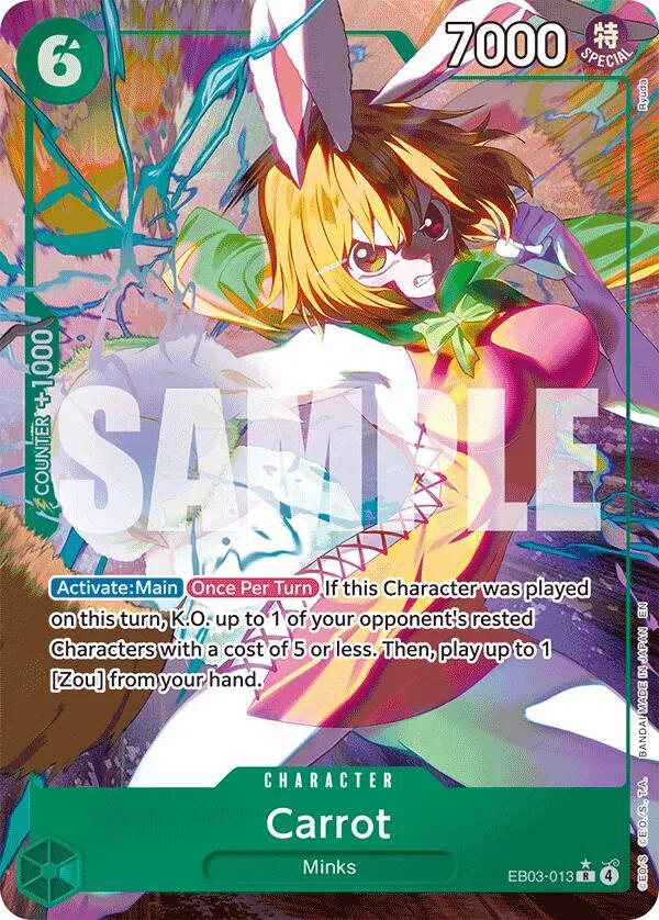 Carrot (EB03-013) (V.2) - Heroines Edition (Alternate Art) [EB03-013] — one-piece card