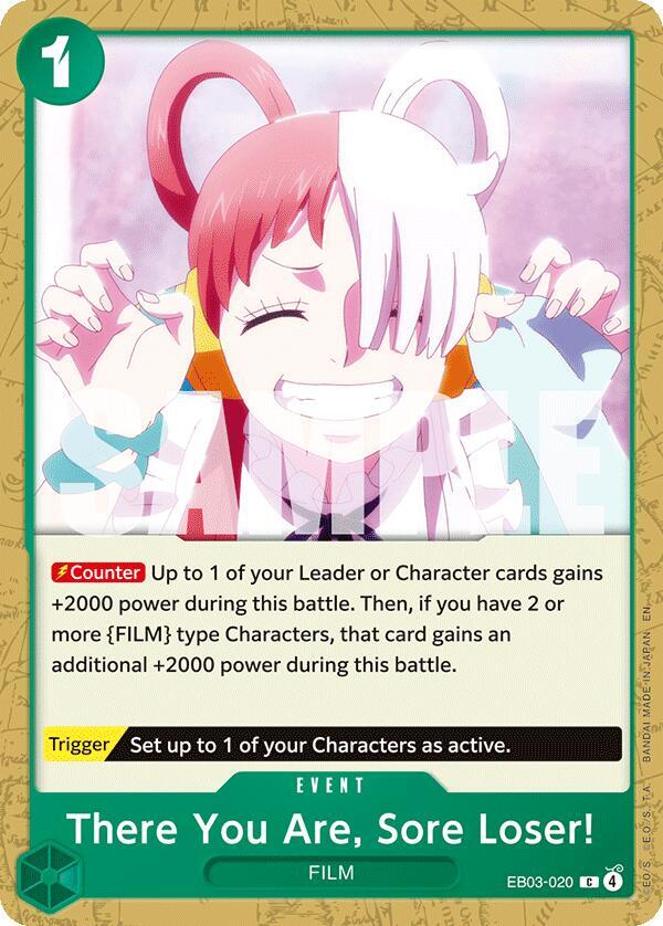 There You Are, Sore Loser! (EB03-020) (V.1) - Heroines Edition (Common) [EB03-020] — one-piece card Immagine principale del prodotto