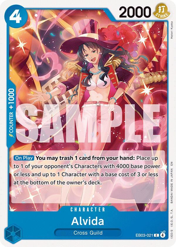Alvida (EB03-021) (V.1) - Heroines Edition (Common) [EB03-021] — one-piece card Image principale du produit
