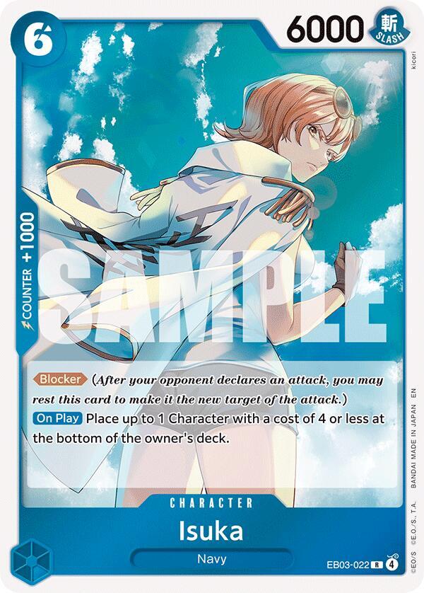 Isuka (EB03-022) (V.1) - Heroines Edition (Rare) [EB03-022] — one-piece card