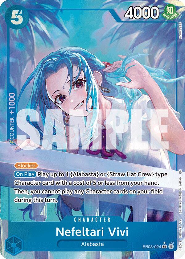 Nefeltari Vivi (EB03-024) (V.2) - Heroines Edition (Alternate Art) [EB03-024] — one-piece card