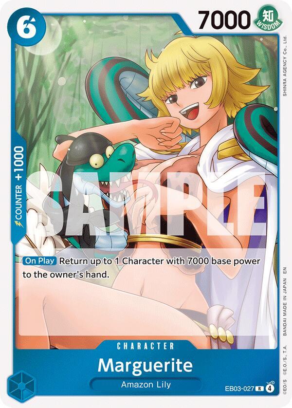 Marguerite (EB03-027) (V.1) - Heroines Edition (Rare) [EB03-EB03-027] — one-piece card