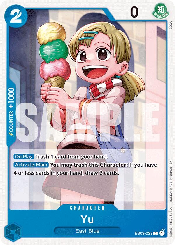 Yu (EB03-028) (V.1) - Heroines Edition (Common) [EB03-028] — one-piece card Immagine principale del prodotto