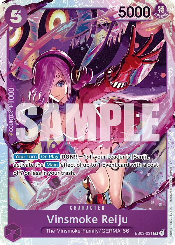 Vinsmoke Reiju (EB03-031) (V.1) - Heroines Edition (Super Rare) [EB03-031] — one-piece card