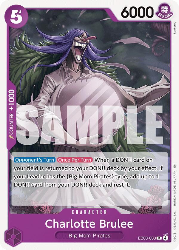 Charlotte Brulee (EB03-033) (V.1) - Heroines Edition (Common) [EB03-033] — one-piece card