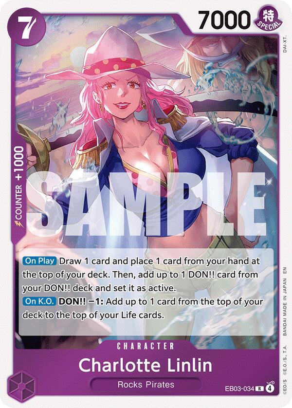 Charlotte Linlin (EB03-034) (V.1) - Heroines Edition (Rare) [EB03-034] — one-piece card Imagen principal del producto
