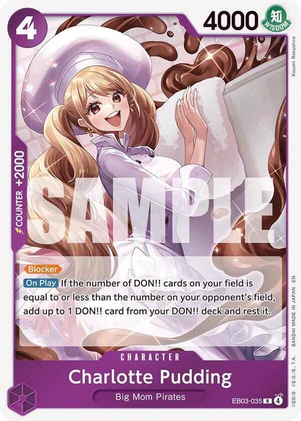 Charlotte Pudding (EB03-035) (V.1) - Heroines Edition (Rare) [EB03-035] — one-piece card