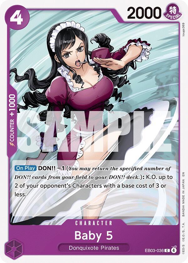 Baby 5 (EB03-036) (V.1) - Heroines Edition (Common) [EB03-036] — one-piece card