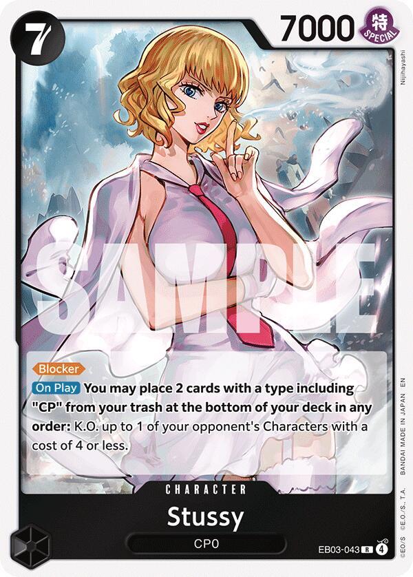 Stussy (EB03-043) (V.1) - Heroines Edition (Rare) [EB03-043] — one-piece card