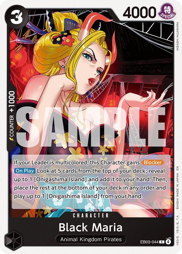Black Maria (EB03-044) (V.1) - Heroines Edition (Common) [EB03-044] — one-piece card