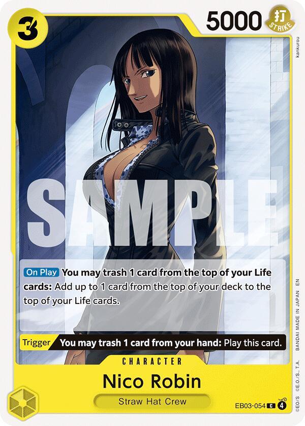Nico Robin (EB03-054) (V.1) - Heroines Edition (Common) [EB03-054] — one-piece card Immagine principale del prodotto