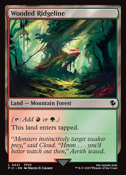 Wooded Ridgeline – Final Fantasy Commander (FIC-441) Magic: The Gathering card | LC-REM-20260804-15340145639756-672b6ef0-a21a-4bf0-9058-58d9a353ed57 Hoofdafbeelding