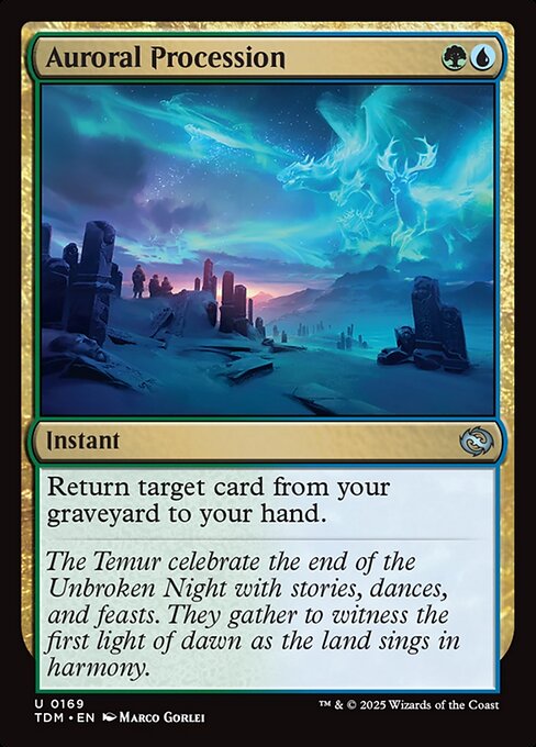 Auroral Procession – Tarkir: Dragonstorm (TDM-169) Magic: The Gathering card | LC-REM-20260804-15401911451980-672f94ad-65d6-4c7d-925d-165ef264626f Main image