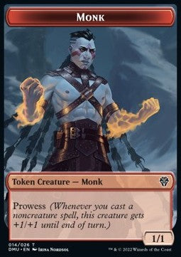 Monk Token (Red 1/1) - Dominaria United: Extras (Token) [XDMU-T14] Image principale du produit
