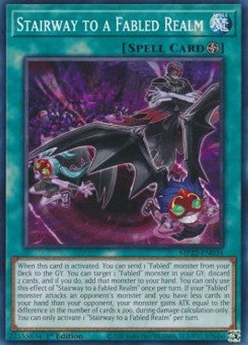 Stairway to a Fabled Realm — 2022 Tin of the Pharaoh's Gods (MP22-034) Yu-Gi-Oh! card Imagen principal del producto