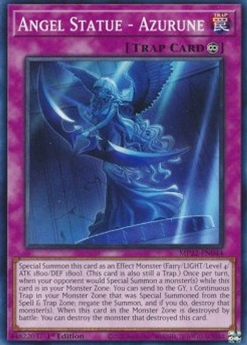 Angel Statue - Azurune — 2022 Tin of the Pharaoh's Gods (MP22-044) Yu-Gi-Oh! card Image principale du produit