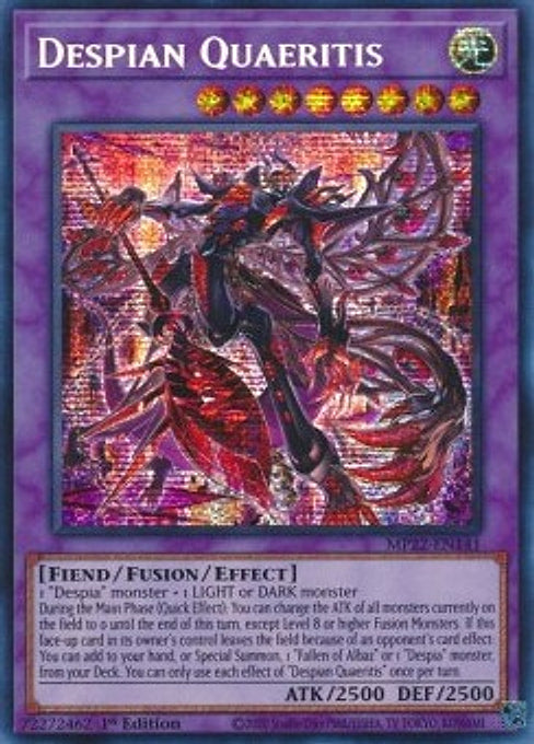 Despian Quaeritis — 2022 Tin of the Pharaoh's Gods (MP22-141) Yu-Gi-Oh! card Imagen principal del producto