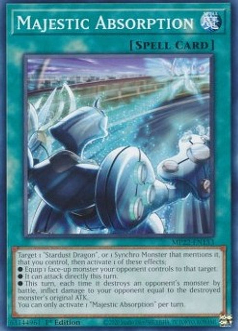 Majestic Absorption — 2022 Tin of the Pharaoh's Gods (MP22-153) Yu-Gi-Oh! card Main image