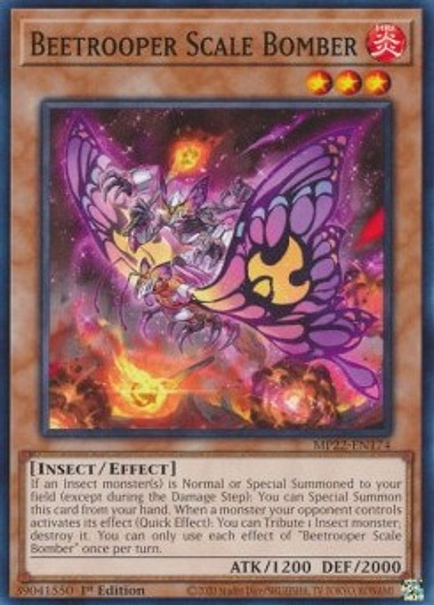 Beetrooper Scale Bomber — 2022 Tin of the Pharaoh's Gods (MP22-174) Yu-Gi-Oh! card Hauptbild