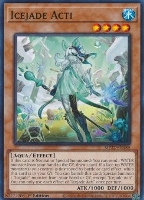 Icejade Acti — 2022 Tin of the Pharaoh's Gods (MP22-189) Yu-Gi-Oh! card Hauptbild