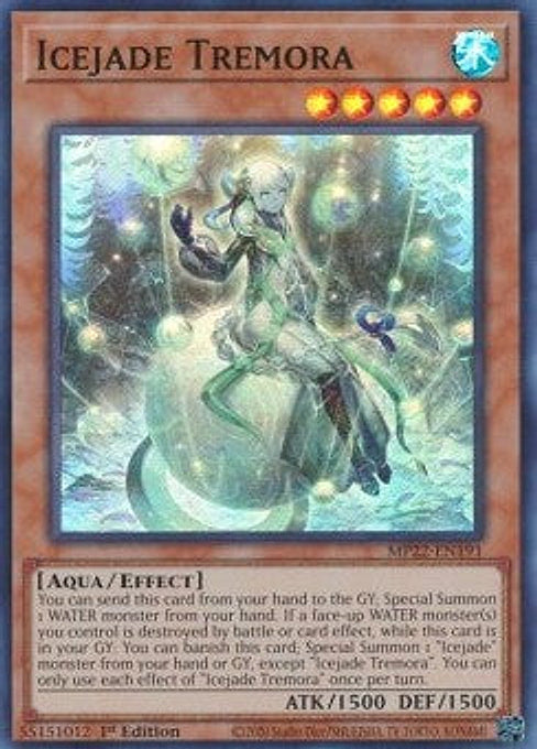 Icejade Tremora — 2022 Tin of the Pharaoh's Gods (MP22-191) Yu-Gi-Oh! card Hauptbild