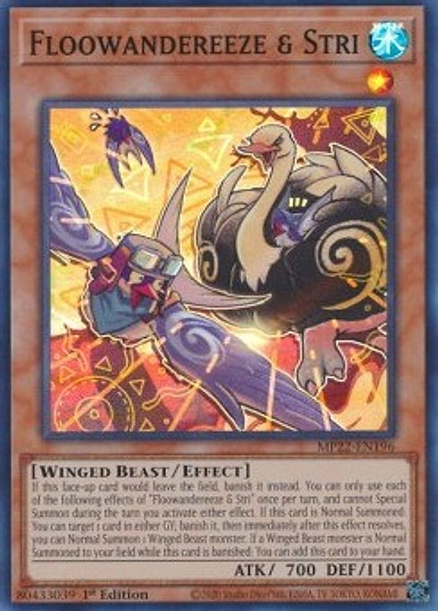 Floowandereeze & Stri — 2022 Tin of the Pharaoh's Gods (MP22-196) Yu-Gi-Oh! card Hauptbild