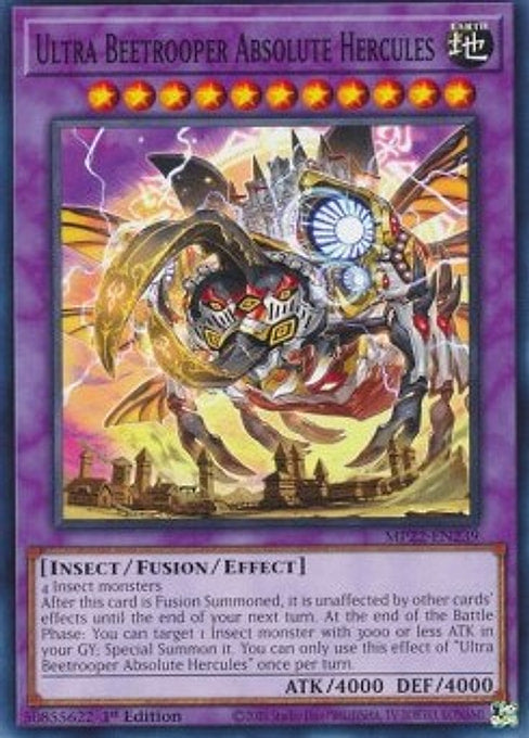 Ultra Beetrooper Absolute Hercules — 2022 Tin of the Pharaoh's Gods (MP22-239) Yu-Gi-Oh! card Hauptbild