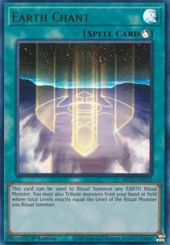 Earth Chant - 2022 Tin of the Pharaoh's Gods (Ultra Rare) [MP22-251] Main image
