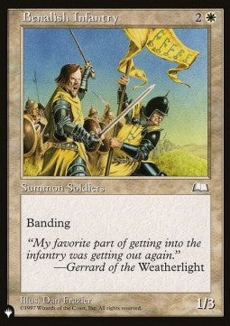 Benalish Infantry - The List (Common) Immagine principale del prodotto