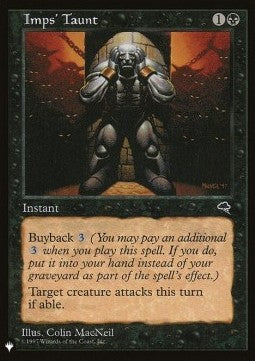 Imps' Taunt - The List (Uncommon) Hauptbild