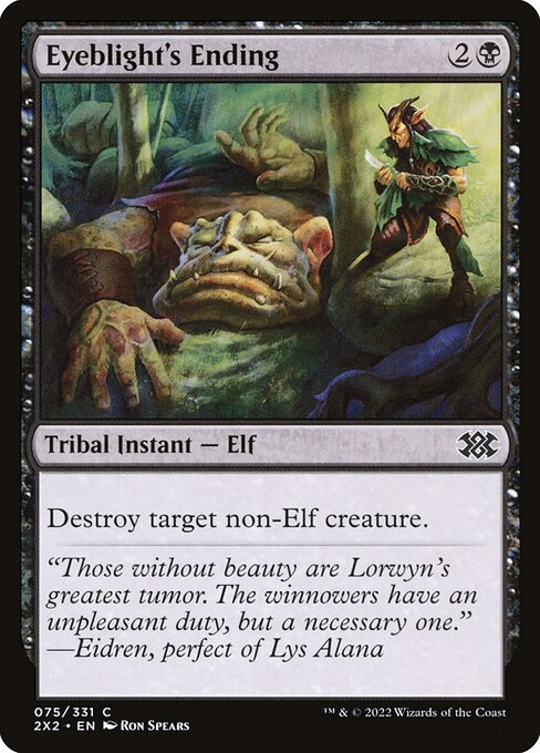 Eyeblight's Ending – Double Masters 2022 (2X2-75) Magic: The Gathering card