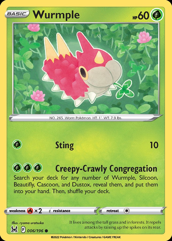 Wurmple - Lost Origin (Common) [LOR-006] Image principale du produit
