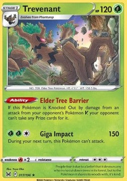 Trevenant - Lost Origin (Holo Rare) [LOR-017] Hover Image