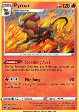 Pyroar - Lost Origin (Holo Rare) [LOR-029] Main image