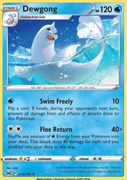 Dewgong - Lost Origin (Rare) [LOR-034] Hover Image