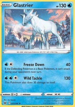 Glastrier - Lost Origin (Holo Rare) [LOR-051] Main image