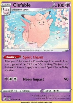 Clefable - Lost Origin (Rare) [LOR-063] Hoofdafbeelding